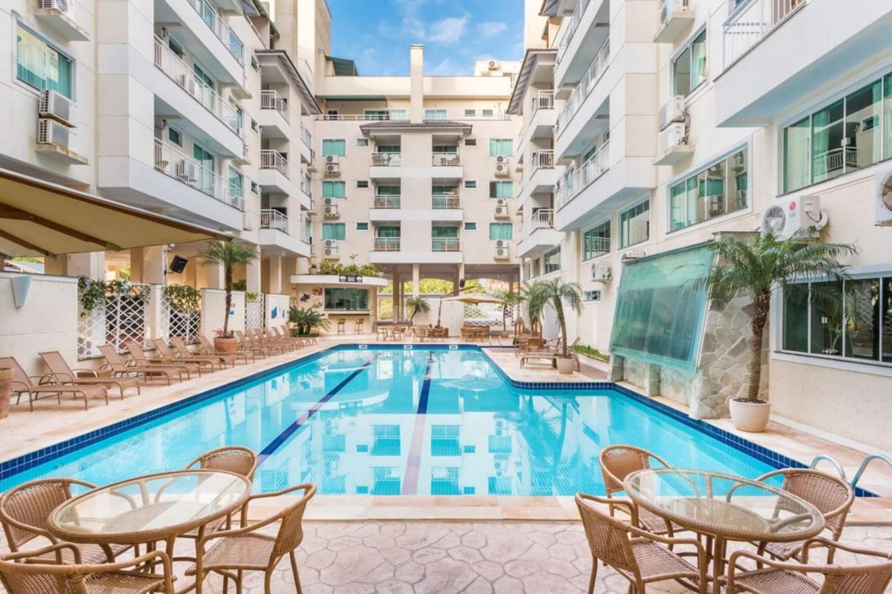 Flat Com Piscina Termica No Bombinhas Summer Beach Ngoại thất bức ảnh
